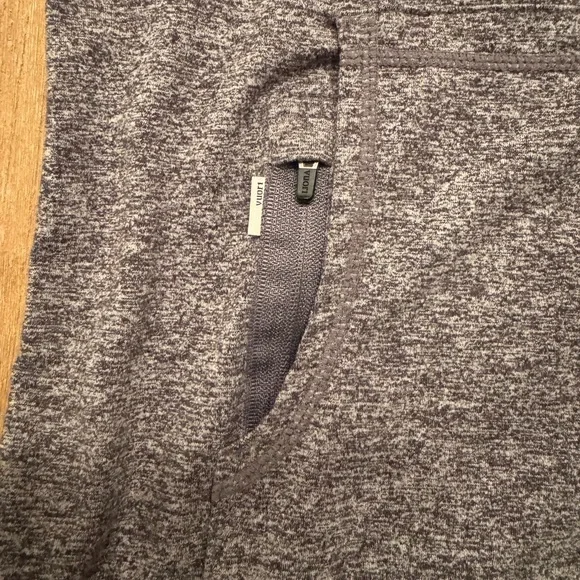 Vuori Halo Gray Zip-Up Hoodie Medium - Picture 3 of 5